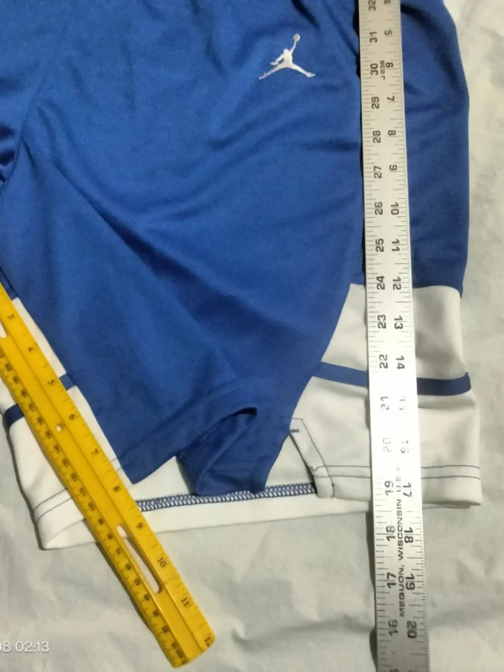 Nike Jordan Stock Dri-FIT Overtime Basketball Shorts Men’s XL Blue FQ5375-493 NW